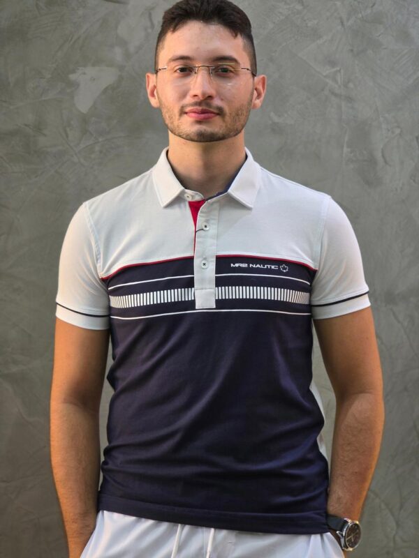 Camisa Polo Masculina MR2 Nautic