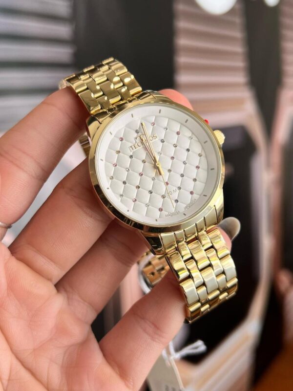 Relógio Feminino Technos Dourado Luxo