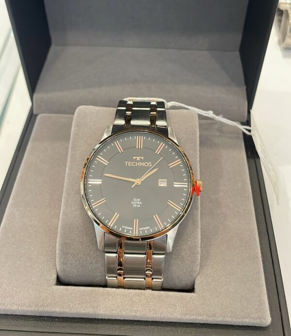 Relogio Technos Slim Bicolor